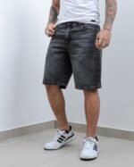 Bermuda Negro Laser con Bigotes - Imagen 2