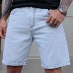 Bermuda Jean Mom Regular Celeste Rigido