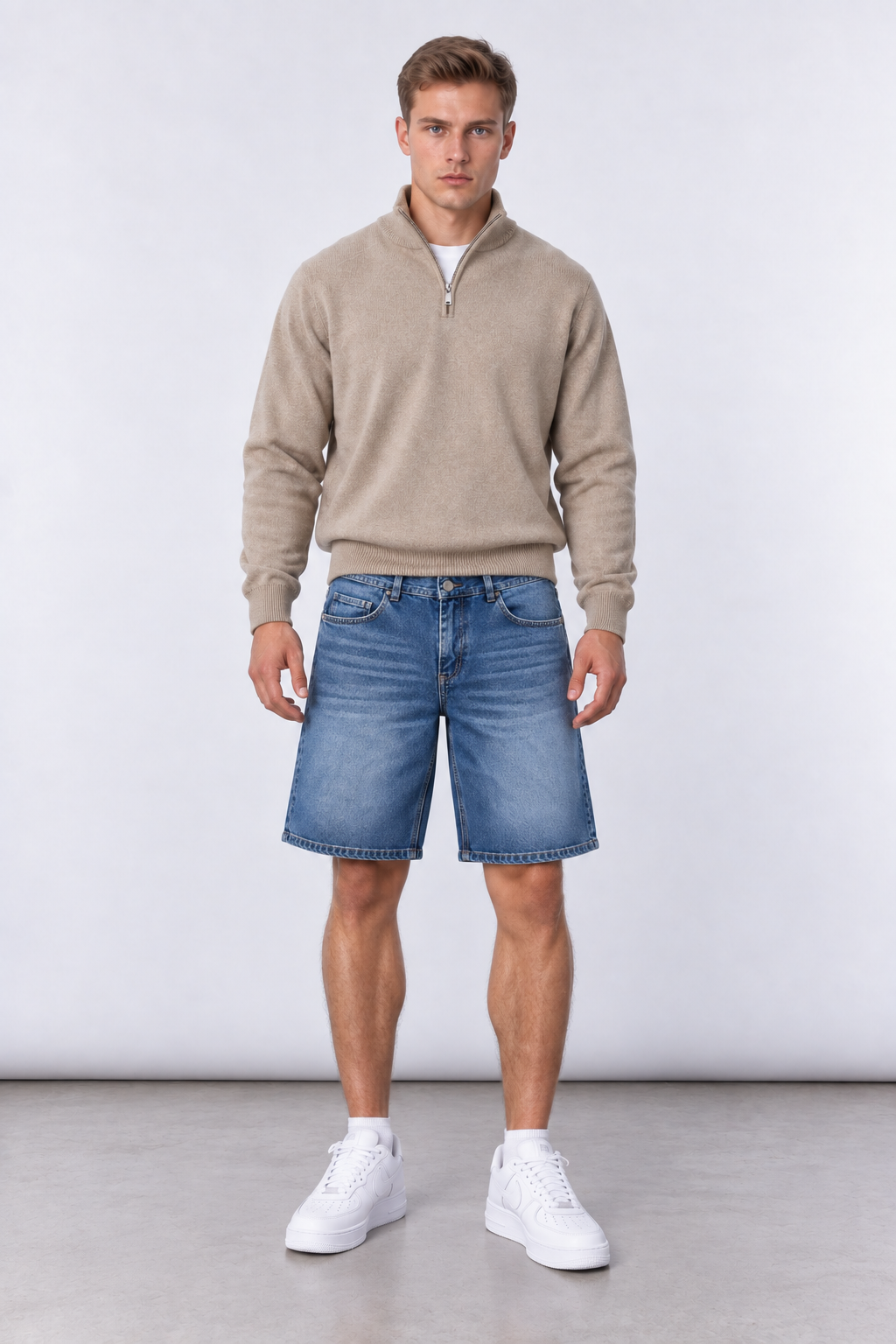 ChatGPT Image 22 sept 2026, 01_07_19 p.m. Bermuda Jean Mom Baggy Stone Lacer - Imagen 1