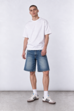 Bermuda Jean Mom Baggy Matizado Lacer