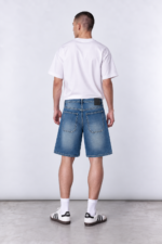 Bermuda Jean Mom Baggy Matizado Lacer - Imagen 4
