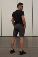 Bermuda Chino Gris Gabardina Elastizado - Imagen 2