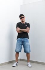 Bermudas Mom Baggy Jeans Eston Lacer - Imagen 2