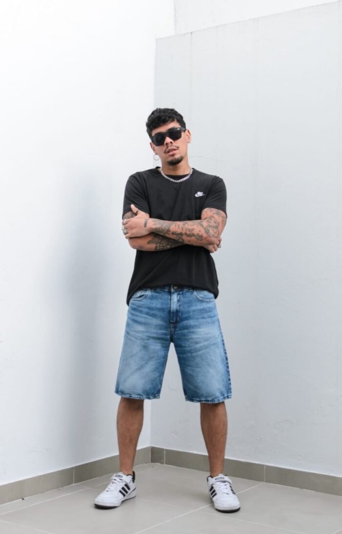 Bermudas Mom Baggy Jeans Eston Lacer - Imagen 2