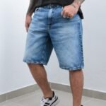 Bermuda Jean Mom Baggy Stone Lacer