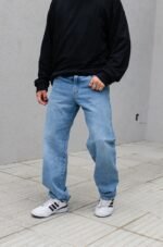 Jean Baggy Fit Berto Stone Celeste
