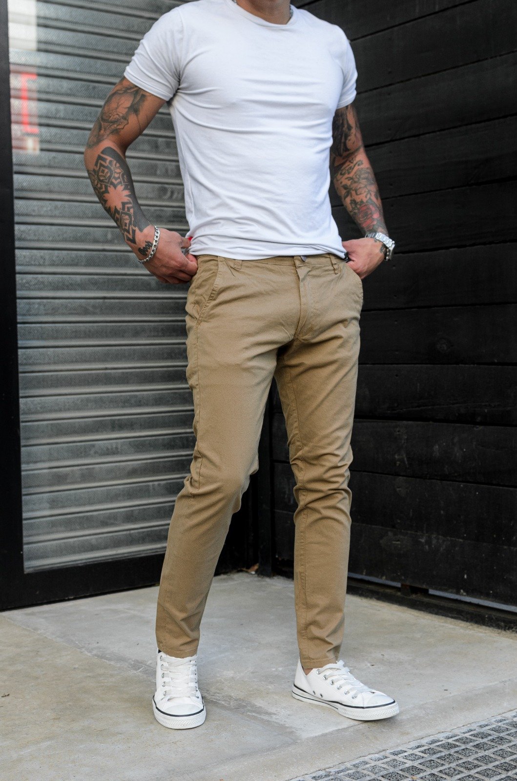 1071d010-3034-4cb3-9c4e-6fab287f4b60 Pantalón Chino Slim Fit Abano - Imagen 1
