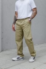 Pantalón Chino Baggy Fit Beige