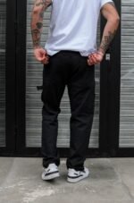 Jean Carpintero Negro Rigido - Imagen 3