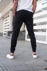 Jogger Gabardina Negro - Imagen 2