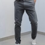 Pantalón Chino Slim Fit Gris Oscuro
