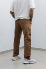 Pantalón Cargo Rigido Almendra - Imagen 2