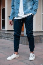 Jogger Gabardina Azul