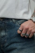 Jean Mom Regular Ezequiel Oxido Laser con Bigotes - Imagen 3