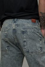 Jean Baggy Fit Benancio Matizado Nevado - Imagen 4