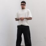 Jean Baggy Fit Guilbert Negro Liso