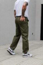 Pantalón Chino Baggy Fit Verde - Imagen 2