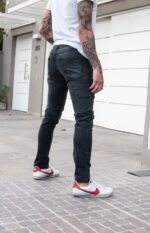 Jean Clásico Elastizado lacer Noah Gris - Imagen 2