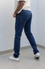 Jean Semi Elastizado Celso Azul Liso - Imagen 2