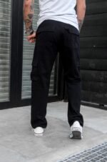 Pantalón Cargo Rigido Negro - Imagen 2