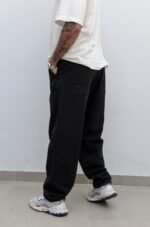 Jean Baggy Fit Guilbert Negro Liso - Imagen 3