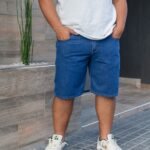 Extra Plus Bermuda Clásico Rígido Stone Liso