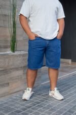 Extra Plus Bermuda Clásico Rígido Stone Liso