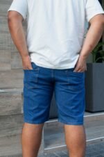 Extra Plus Bermuda Clásico Rígido Stone Liso - Imagen 2