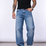 Jean Baggy Fit Bruno Stone Lacer con Bigotes