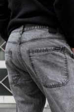 Jean Baggy Fit Bernardo Gris Nevado - Imagen 5