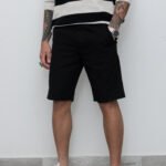 Bermuda Gabardina Chino Negro