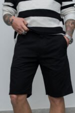 Bermuda Gabardina Chino Negro - Imagen 5