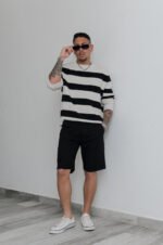 Bermuda Gabardina Chino Negro - Imagen 4