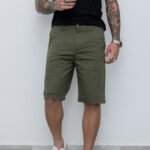 Bermuda Gabardina Chino Verde