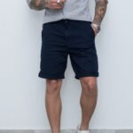 Bermuda Gabardina Chino Azul