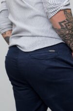 Bermuda Gabardina Chino Azul - Imagen 5