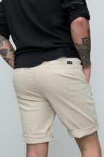 Bermuda Gabardina Chino Beige - Imagen 6