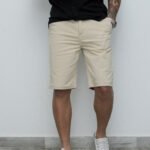 Bermuda Gabardina Chino Beige