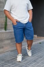 Extra Plus Bermuda Clásico Rígido Stone Liso - Imagen 3