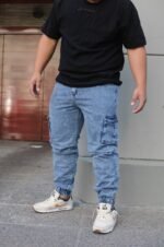 Extra Plus Jean Jogger Cargo Rigido Stone Nevado - Imagen 3