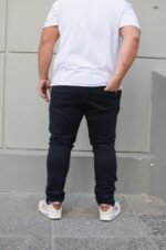 Extra Plus Chino Gabardina Elastizado Negro - Imagen 2