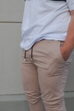 Extra Plus Jogger Gabardina Elastizado Kaqui - Imagen 2