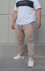 Extra Plus Jogger Gabardina Elastizado Kaqui - Imagen 3