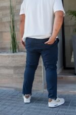 Extra Plus Chino Gabardina Elastizado Azul - Imagen 2