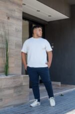 Extra Plus Chino Gabardina Elastizado Azul - Imagen 3