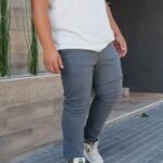 Extra Plus Chino Gabardina Elastizado Gris