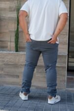 Extra Plus Chino Gabardina Elastizado Gris - Imagen 2