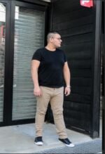 Extra Plus Chino Gabardina Elastizado Beige - Imagen 3