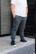 Extra Plus Jogger Cargo Elastizado Gris Oscuro - Imagen 2