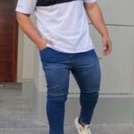 Extra Plus Jean Semi Chupín matizado